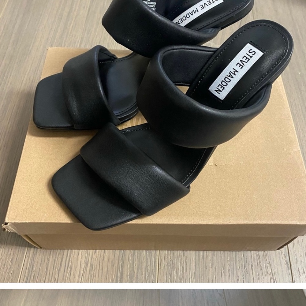 Steve Madden Isa Wedges Black